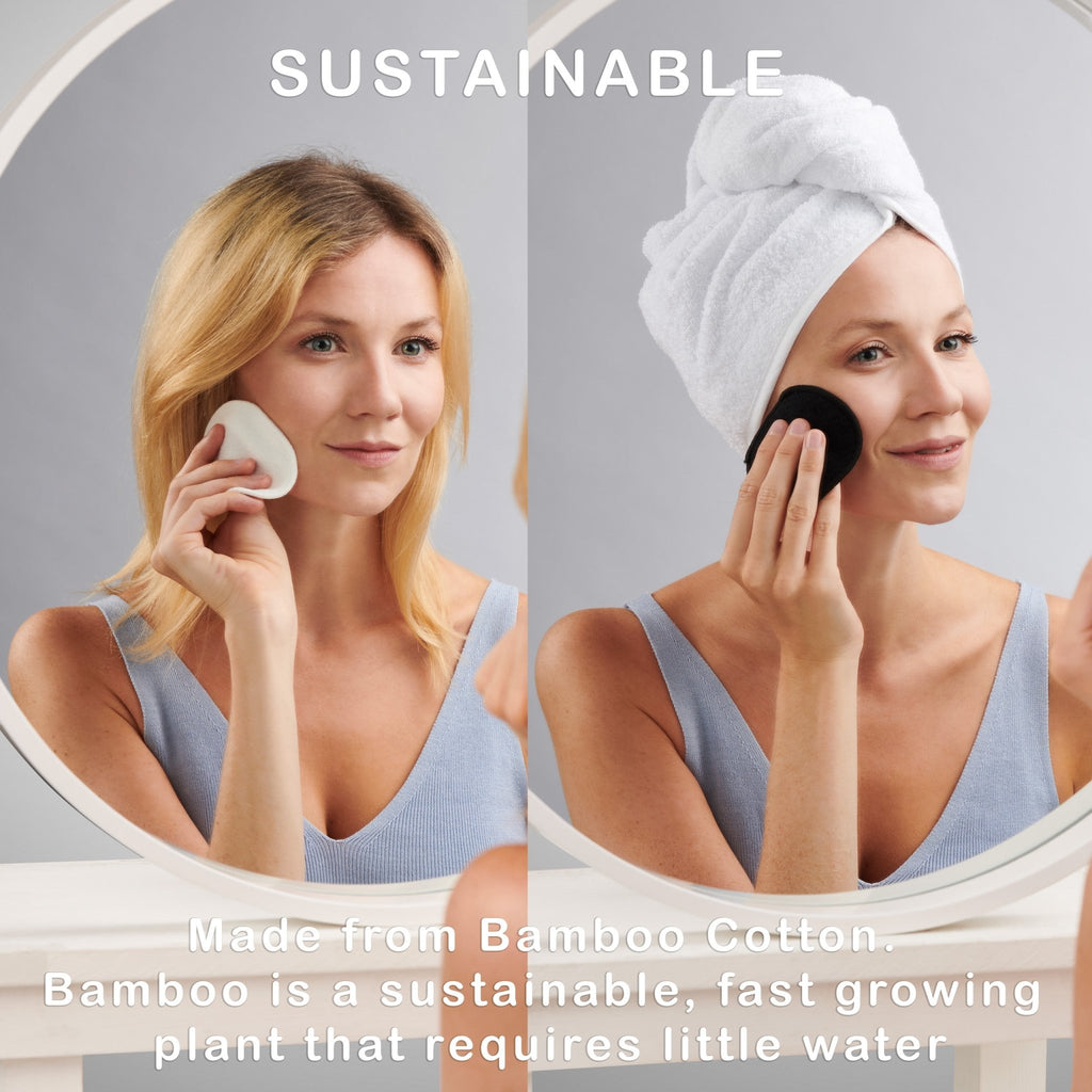 Bamboo Cotton Make-Up Remover Pads - QiEco