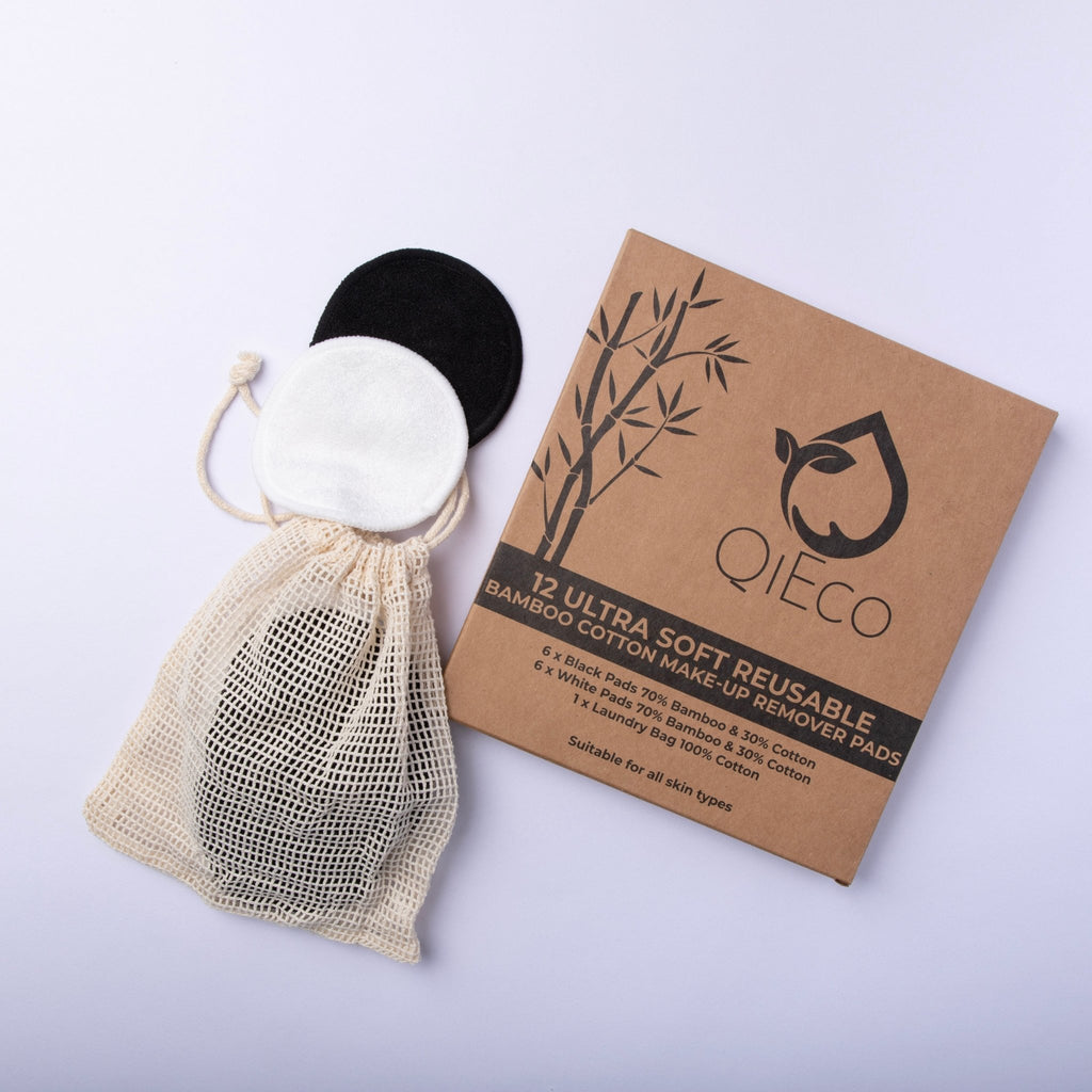 Bamboo Cotton Make-Up Remover Pads - QiEco