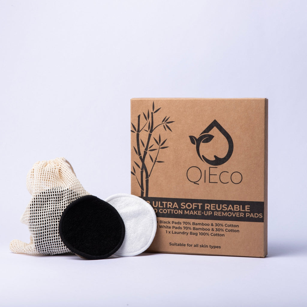 Bamboo Cotton Make-Up Remover Pads - QiEco