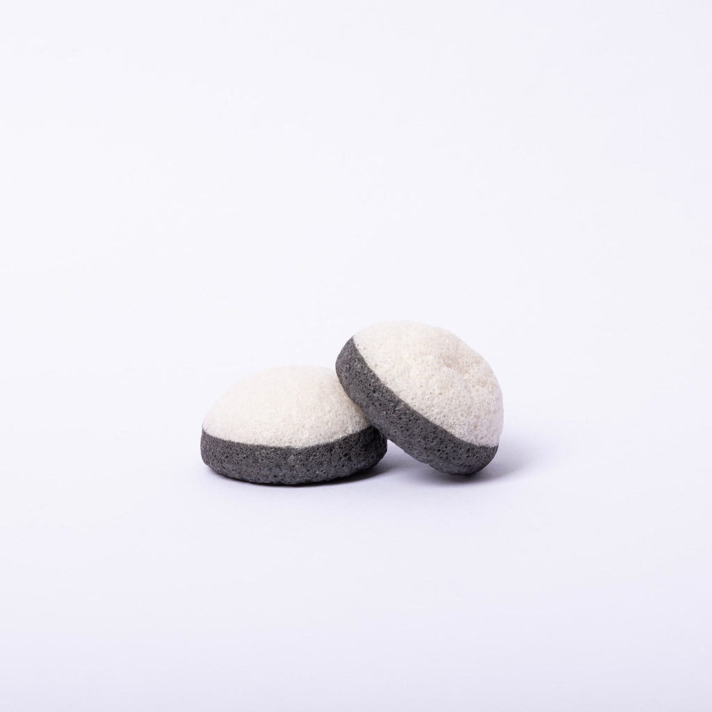 Konjac Sponge - Dual Sided / Deep Cleansing / Natural Skincare - QiEco