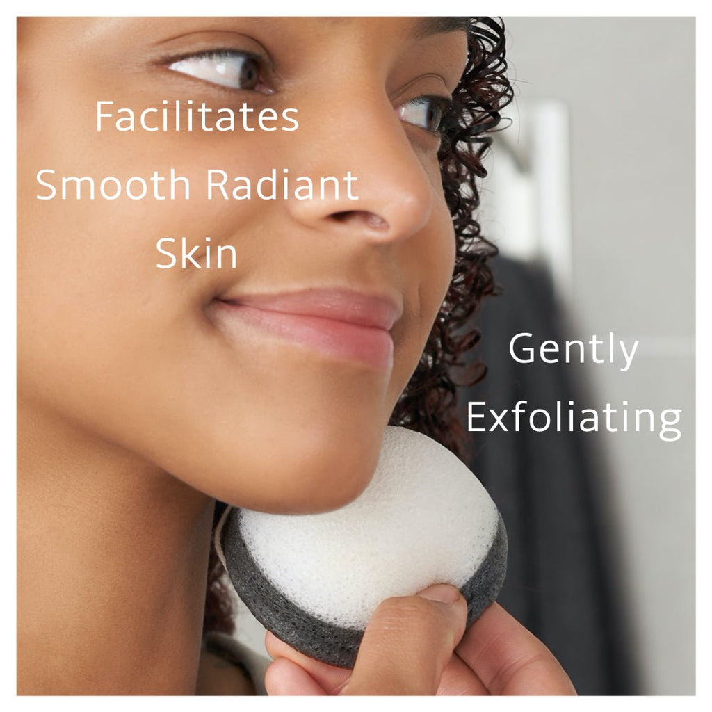 Konjac Sponge - Dual Sided / Deep Cleansing / Natural Skincare - QiEco