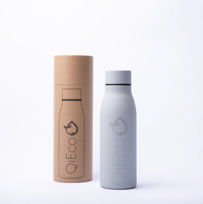 QiEco Hydrate Double Insulated Slim Bottle (Stone Edition) - QiEco