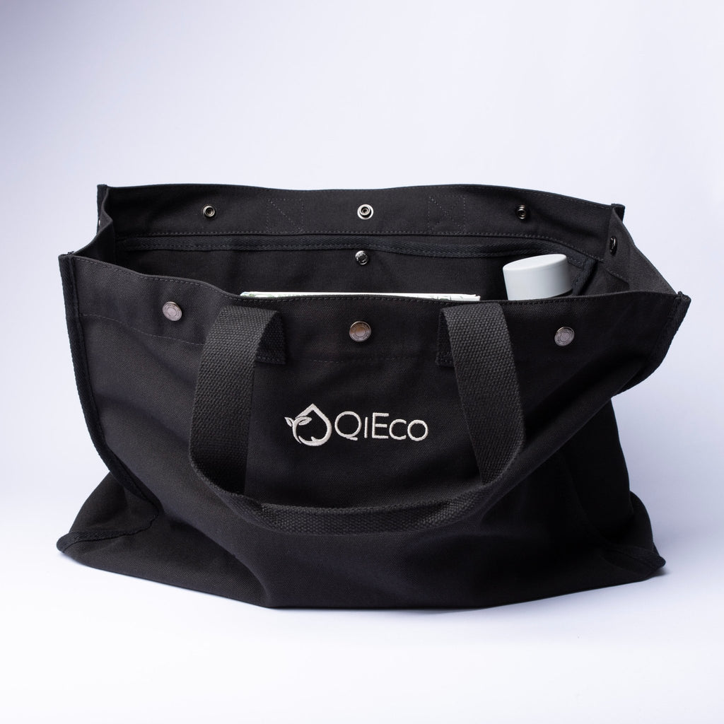 'QiEco One' Tote Bag (Charcoal Edition) - QiEco