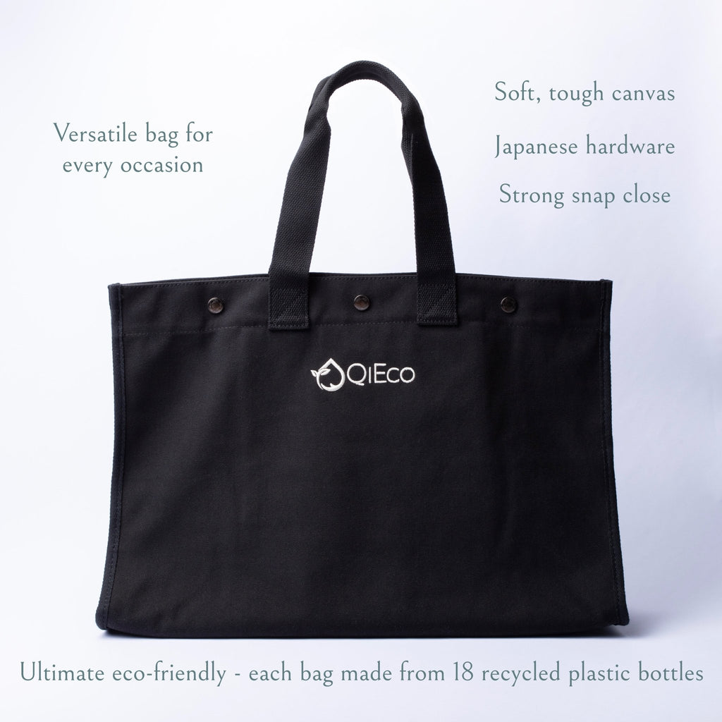 'QiEco One' Tote Bag (Charcoal Edition) - QiEco